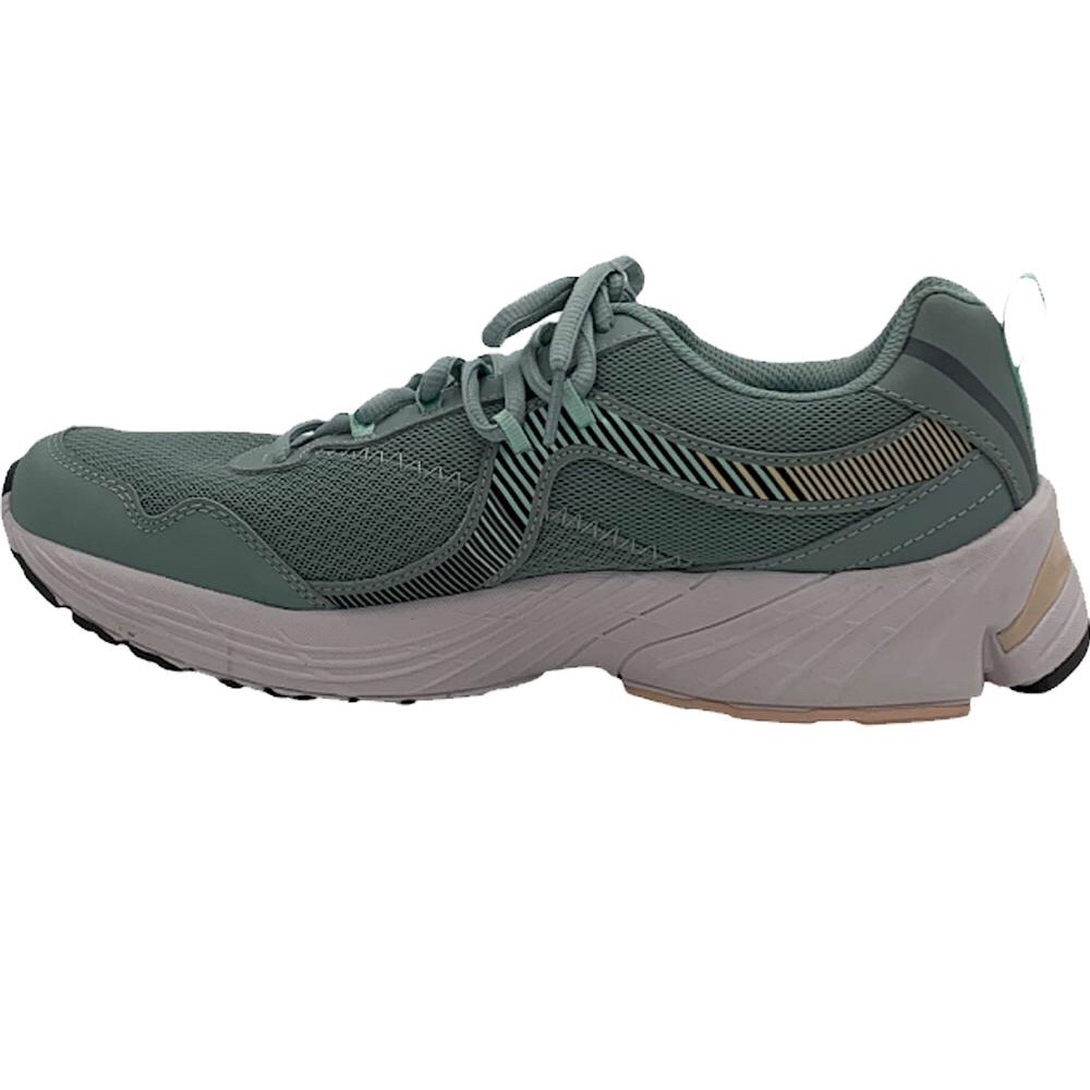 Ryka Mesh Lace-up Memory Foam Sneakers-Intrigue 2 Green Mist 9M